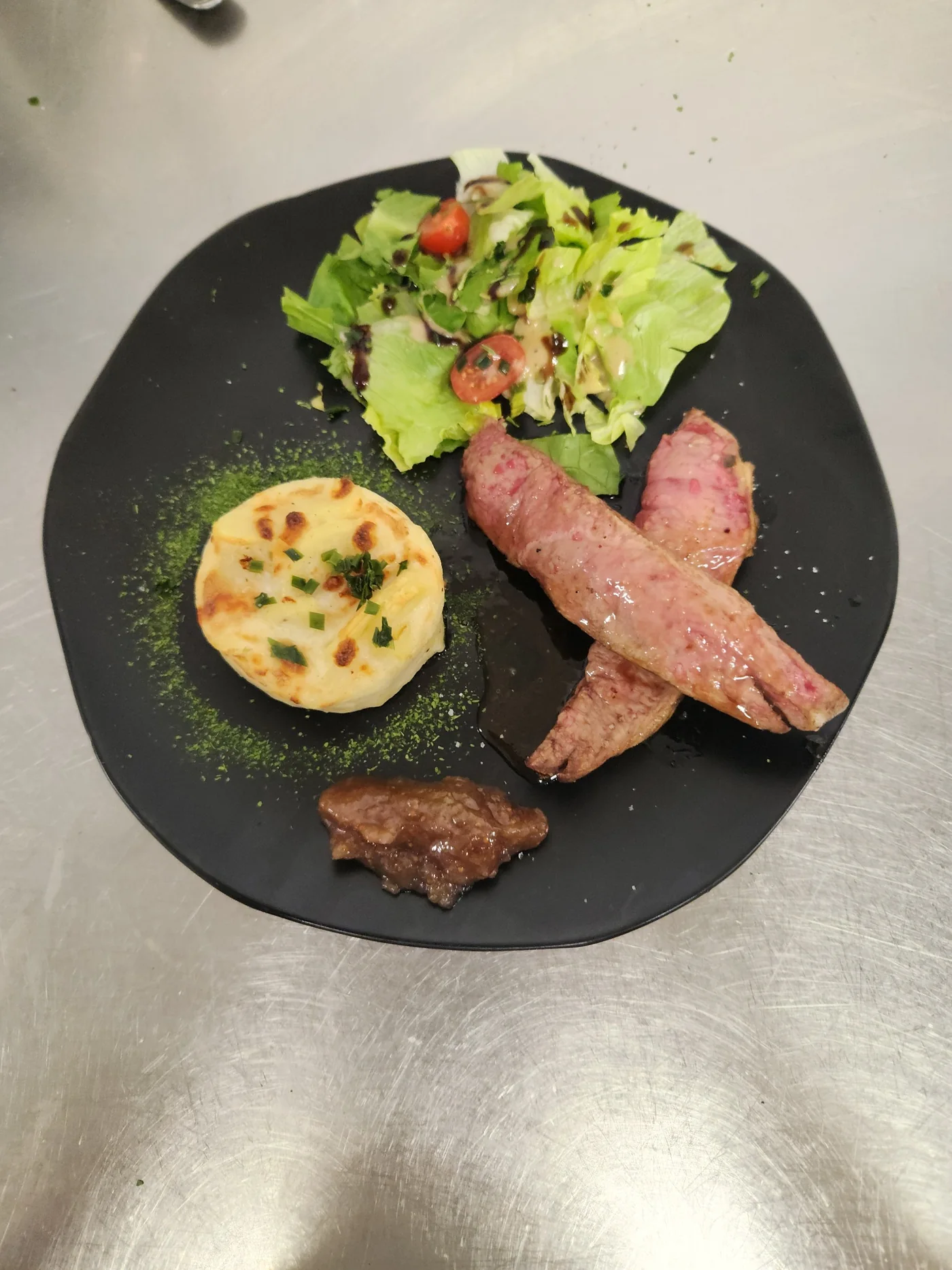 Plat de viande du Racer Café